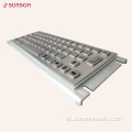 Metal Keyboard e nang le Touch Pad